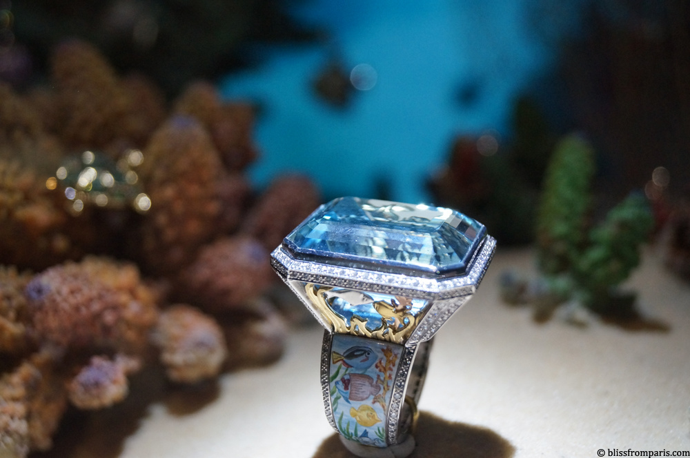 Bague "Sub-Aqua" de Theo Fennell, aque-marines, diamants